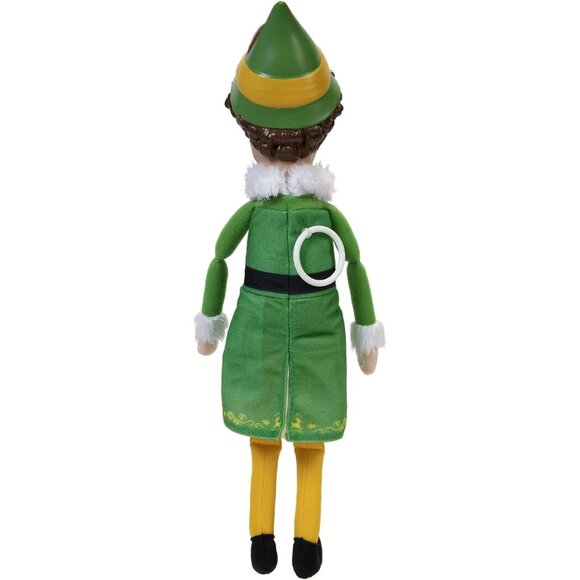 BUDDY THE ELF Jakks Pacific Plush Talking Toy Says 15 Movie Phrases 12" tall NEW - Picture 5 of 6